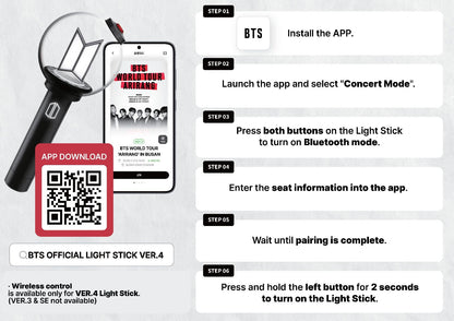 BTS OFFICIAL LIGHT STICK VER.4