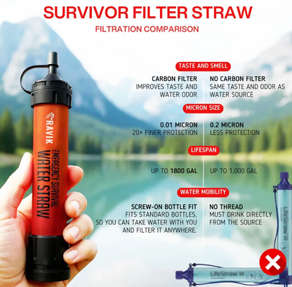 Water Straw™ Cleanable Filter