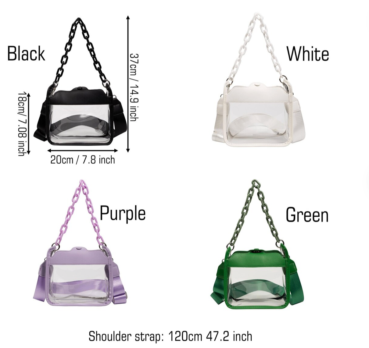 BTS ARIRANG World Tour Clear Crossbody Bag, Kpop Transparent Concert Bag, Stadium Approved Clear Purse,K-Pop Concert Gifts