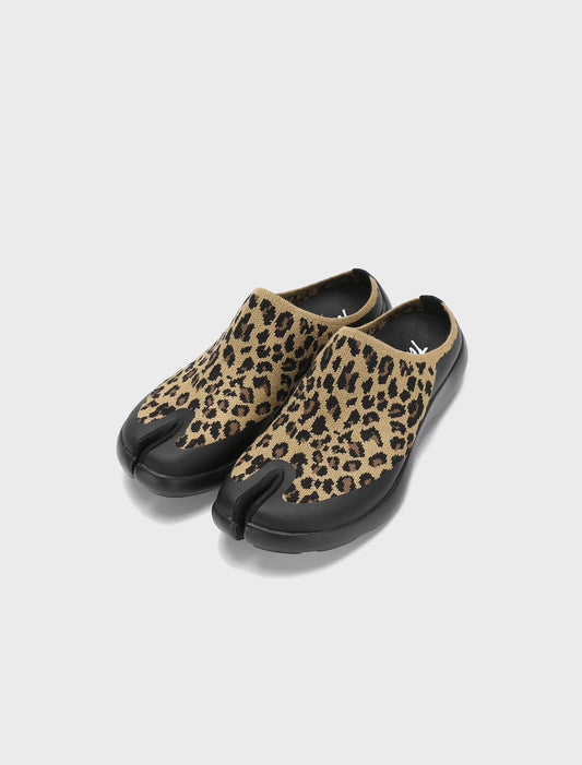 Tabi Footwear Tabi Mules Women Mules Brown Leopard